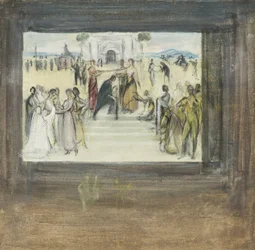 Esquisse de La consécration de la copla